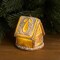 RC Home Decor; 3.15” LED Frosted Gingerbread House Hanging Ornament - Festive Christmas Décor; Category:Hanging Figurines; Image:3